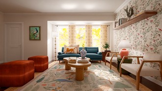 Modern, Midcentury Modern, Modern Cottage Living Room by Havenly Interior Designer Gabriela