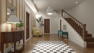Eclectic Entryway by Havenly Interior Designer Sebastian