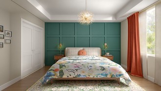 Glam, Contemporary Luxe, New Classic, Artful Eclectic Bedroom by Havenly Interior Designer Allison