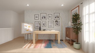 Modern, Eclectic, Midcentury Modern, Minimal Office by Havenly Interior Designer Ana