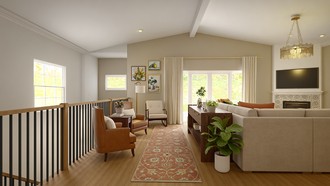 Midcentury Modern Living Room by Havenly Interior Designer Paula