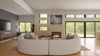 Farmhouse, Organic Modern, Modern Cottage Living Room by Havenly Interior Designer Allison