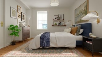 Midcentury Modern, Scandinavian, Midcentury Scandi, Organic Modern Bedroom by Havenly Interior Designer Jess