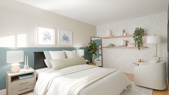 Contemporary, Modern, Transitional, Warm Transitional, Modern Cottage Bedroom by Havenly Interior Designer Ana