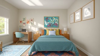 Eclectic, Bohemian Bedroom by Havenly Interior Designer Maria