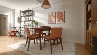 Eclectic, Midcentury Modern, Scandinavian, Midcentury Scandi, Organic Modern, Artful Eclectic Dining Room by Havenly Interior Designer Jess