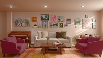 Modern, Classic, Transitional Living Room by Havenly Interior Designer Kimberly