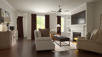 Modern, Transitional, Inspired Modern, Organic Modern Living Room by Havenly Interior Designer Kimberly