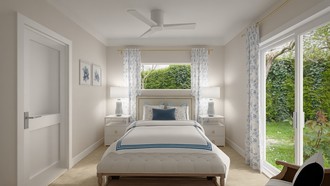 Coastal Bedroom by Havenly Interior Designer Brenda