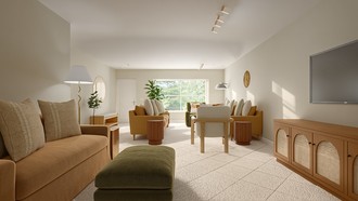 Transitional Living Room by Havenly Interior Designer Erika