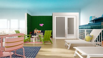 Eclectic Outdoor Space by Havenly Interior Designer Gabriela