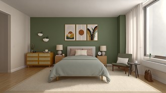 Midcentury Scandi Bedroom by Havenly Interior Designer Felipe