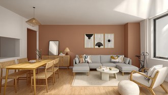 Contemporary Luxe Living Room by Havenly Interior Designer Felipe