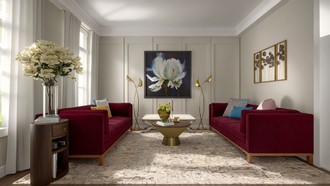 Contemporary, Glam, Traditional, Library, Contemporary Luxe, New Classic Living Room by Havenly Interior Designer Maria