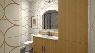 Eclectic Bathroom by Havenly Interior Designer Kristyn