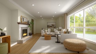 Organic Modern Living Room by Havenly Interior Designer Grazia