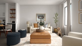 Contemporary, Organic Modern Living Room by Havenly Interior Designer Lilia