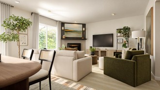 Classic Contemporary, New Classic Living Room by Havenly Interior Designer Malena