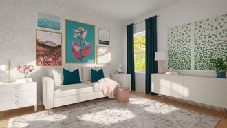 Glam, Transitional Office by Havenly Interior Designer Estrellita