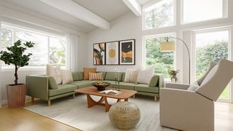 Modern, Organic Modern Living Room by Havenly Interior Designer Shadnaz