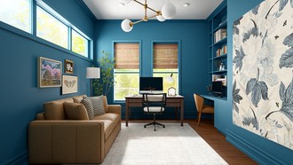 Classic, Transitional, Vintage Office by Havenly Interior Designer Meagan