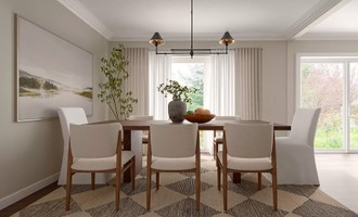 Traditional, Warm Transitional Dining Room by Havenly Interior Designer Ceci