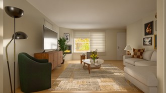 Midcentury Modern Living Room by Havenly Interior Designer Juan