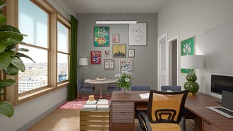 Eclectic Office by Havenly Interior Designer Sebastian