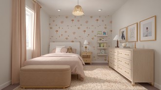 Glam, Preppy, Modern Cottage Bedroom by Havenly Interior Designer Sloan