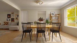 Midcentury Modern Dining Room by Havenly Interior Designer Juan