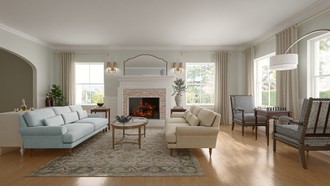 Classic, Traditional Living Room by Havenly Interior Designer Elisa