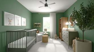 Contemporary Nursery by Havenly Interior Designer Mariana