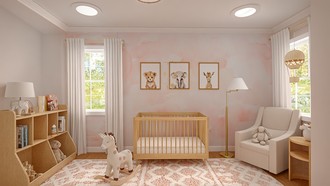 Contemporary Nursery by Havenly Interior Designer Karina
