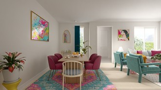 Eclectic, Artful Eclectic Dining Room by Havenly Interior Designer Jennifer