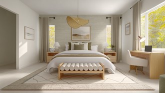 Organic Modern, Warm Transitional Bedroom by Havenly Interior Designer Candida