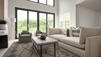 Modern, Coastal, Transitional Living Room by Havenly Interior Designer Claire