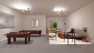 Contemporary, Modern, Bohemian, Transitional Playroom by Havenly Interior Designer Gabriela