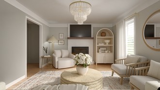 Modern, Classic, Minimal Living Room by Havenly Interior Designer Andrea