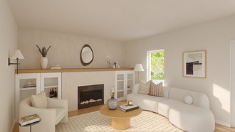 Contemporary, Transitional Reading Room by Havenly Interior Designer Valentina