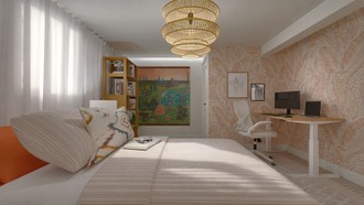 Contemporary, California Cool, New Classic Office by Havenly Interior Designer Allison