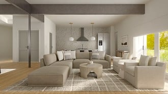 Modern, Transitional Living Room by Havenly Interior Designer Lauren