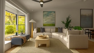Contemporary Living Room by Havenly Interior Designer Juan