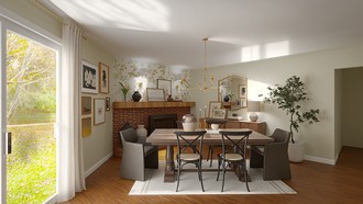 Modern, Vintage Dining Room by Havenly Interior Designer Brenda