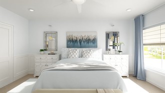 Coastal, Glam Bedroom by Havenly Interior Designer Jaime
