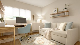 Contemporary, Modern, Glam Office by Havenly Interior Designer Hayley