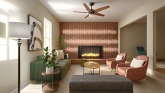 Eclectic, Organic Modern Living Room by Havenly Interior Designer Mariana