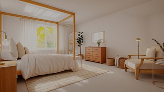 Transitional, California Cool, Warm Transitional Bedroom by Havenly Interior Designer Gabriela
