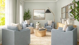 Coastal, California Cool Living Room by Havenly Interior Designer Martha