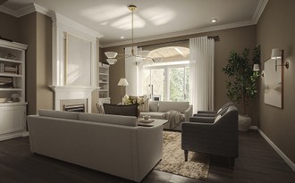Modern, Classic, Traditional, Transitional, Warm Transitional, Modern Cottage Living Room by Havenly Interior Designer Camila