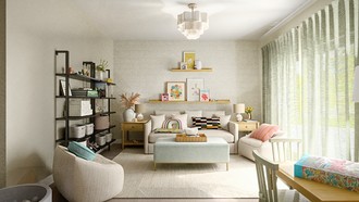 Contemporary, Modern, Scandinavian Playroom by Havenly Interior Designer Allison